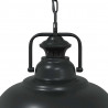 Lampa wisząca E27 Czarna Ø 31 cm Żelazo