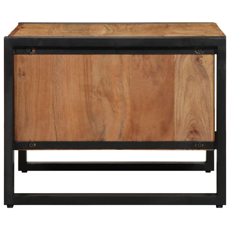 Stolik kawowy 70x50x38 cm Drewno lite Akacja
