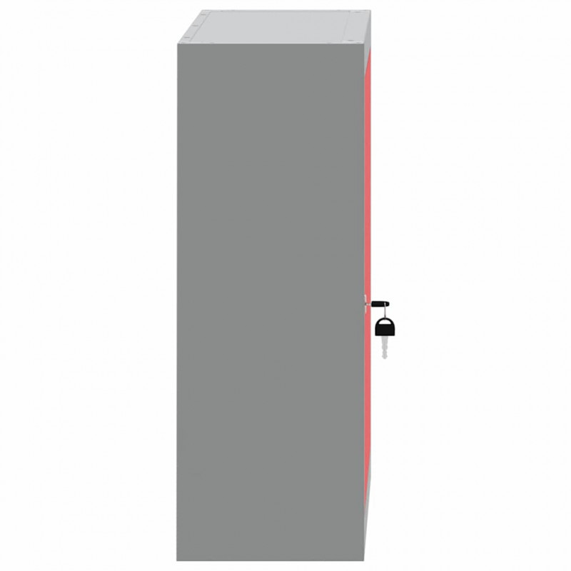 Szafka na narzędzia z półką Czerwony i Szary 50 x 20 x 55 cm