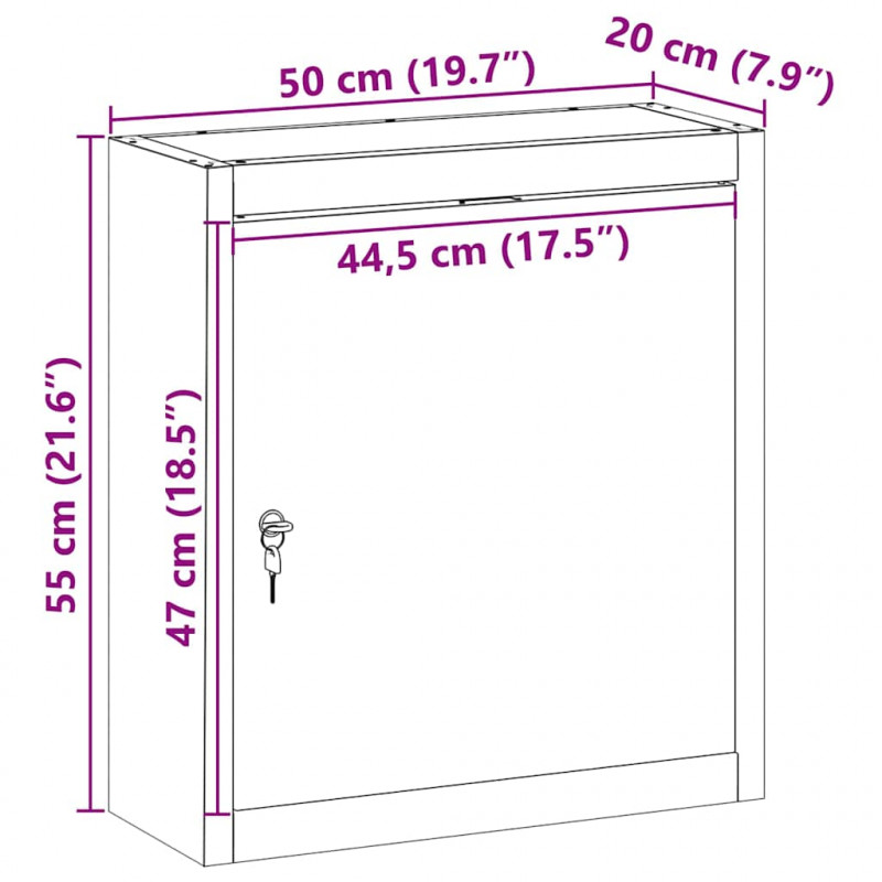 Szafka na narzędzia z półką Czerwony i Szary 50 x 20 x 55 cm