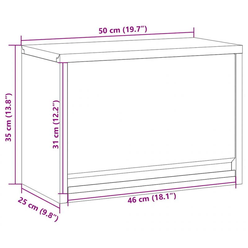 Szafka na narzędzia Czarny i szary 50 x 25 x 35 cm