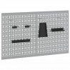 Panel Narzędziowy 2 pcs Szary 100 x 1 x 60 cm