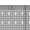 Panel Narzędziowy 2 pcs Szary 100 x 1 x 60 cm