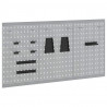 Panel Narzędziowy 3 pcs Szary 150 x 1 x 80 cm