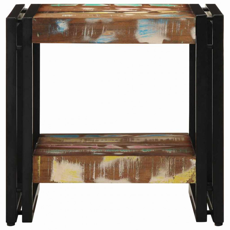 Stolik kawowy 40 x 40 x 38 cm Lite Drewno Recyklingowe