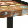 Stolik kawowy 40 x 40 x 38 cm Lite Drewno Recyklingowe