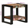 Stolik kawowy 40 x 40 x 38 cm Lite Drewno Recyklingowe