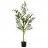 Sztuczne drzewo oliwne 450 liści 120 cm zielone