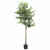 Sztuczne drzewo Ficus 756 liści 170 cm zielone