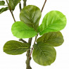 Sztuczne drzewo Ficus 30 liści 125 cm zielone