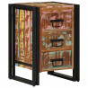 Szafka Nocna 40 x 40 x 59 cm Lite Drewno Recyklingowe