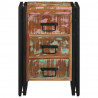 Szafka Nocna 40 x 40 x 59 cm Lite Drewno Recyklingowe