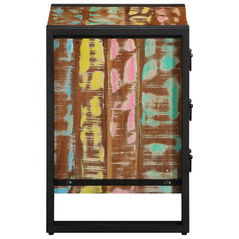 Szafka Nocna 40 x 40 x 59 cm Lite Drewno Recyklingowe