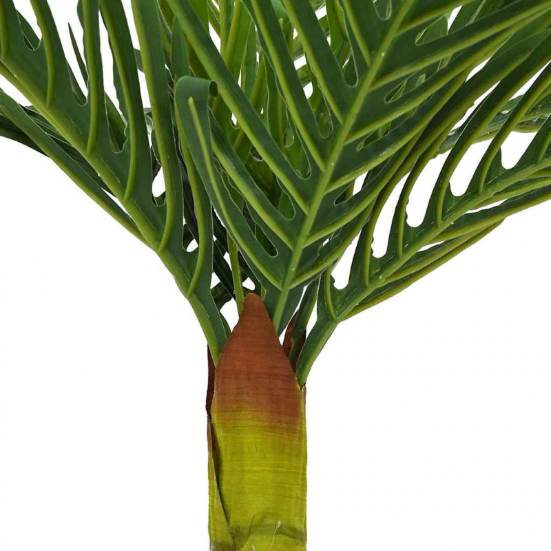 Sztuczna Palma Roślina 9 Liści 70 cm Zielony