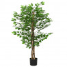 Sztuczna roślina Ficus 788 liści 120 cm zielona