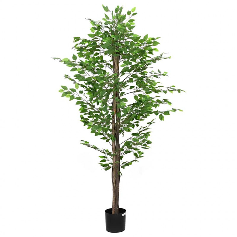 Sztuczna roślina Ficus 1260 liści 200 cm zielona