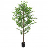 Sztuczna roślina Ficus 1260 liści 200 cm zielona