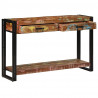 Konsola Wielokolorowe 120 x 33 x 75 cm Lite Drewno Recyklingowe