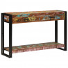 Konsola Wielokolorowe 120 x 33 x 75 cm Lite Drewno Recyklingowe