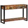 Konsola Wielokolorowe 120 x 33 x 75 cm Lite Drewno Recyklingowe
