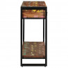 Konsola Wielokolorowe 120 x 33 x 75 cm Lite Drewno Recyklingowe