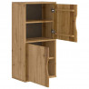 Szafka boczna "ODDA" 40x24x79 cm Drewno lite sosnowe