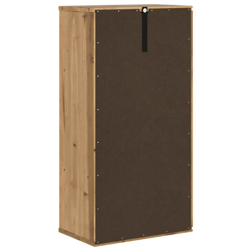 Szafka boczna "ODDA" 40x24x79 cm Drewno lite sosnowe