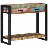 Konsola Wielokolorowe 90 x 33 x 75 cm Lite Drewno Recyklingowe
