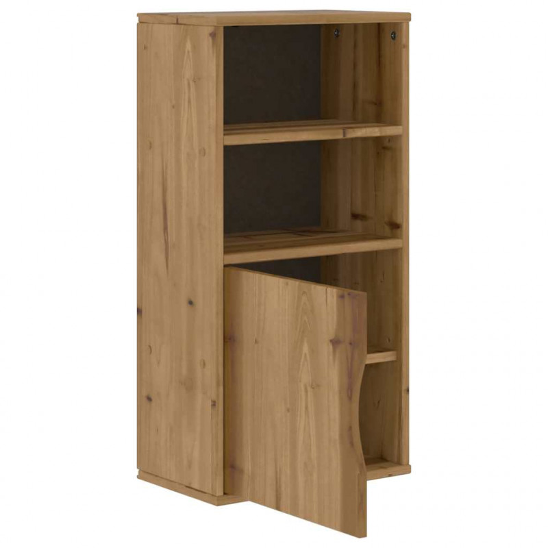 Szafka boczna "ODDA" 40x24x79 cm Drewno lite sosnowe