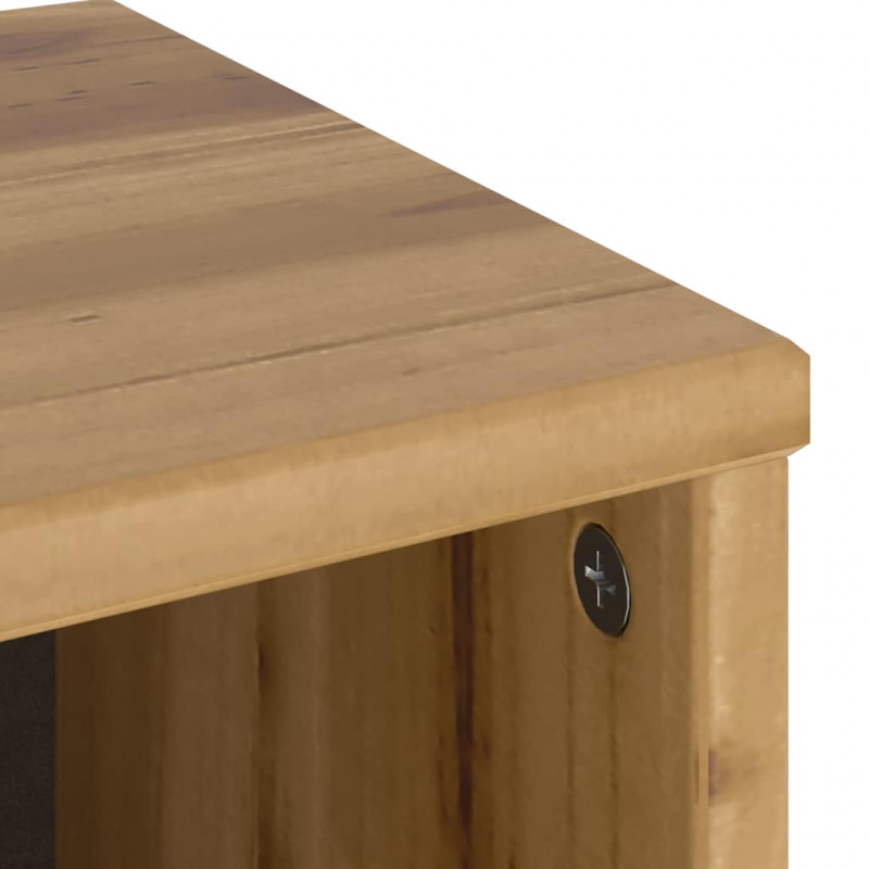 Szafka boczna "ODDA" 40x24x79 cm Drewno lite sosnowe