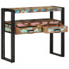 Konsola Wielokolorowe 90 x 33 x 75 cm Lite Drewno Recyklingowe
