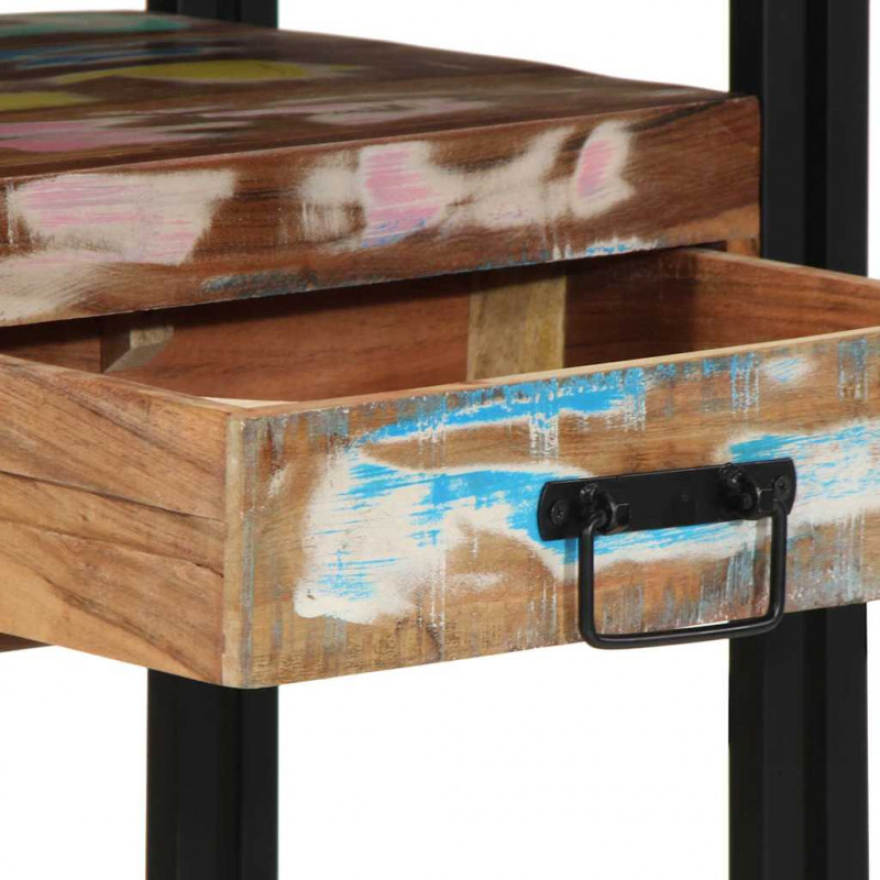 Konsola Wielokolorowe 90 x 33 x 75 cm Lite Drewno Recyklingowe