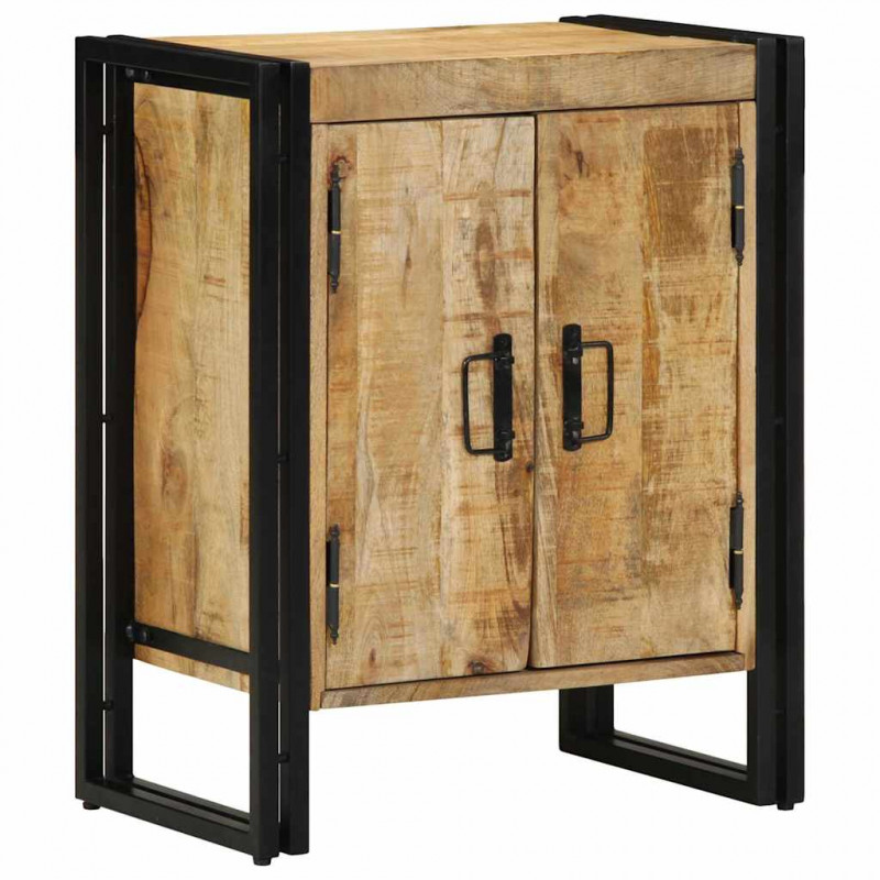 Szafka na buty Brązowy 56 x 35 x 70 cm Lite drewno mango