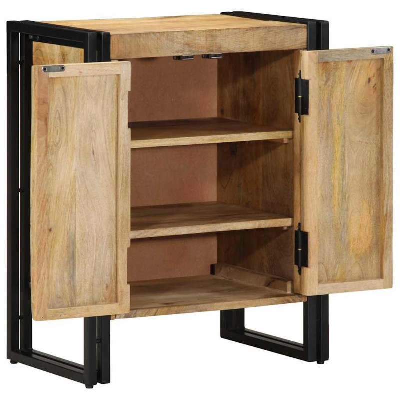 Szafka na buty Brązowy 56 x 35 x 70 cm Lite drewno mango