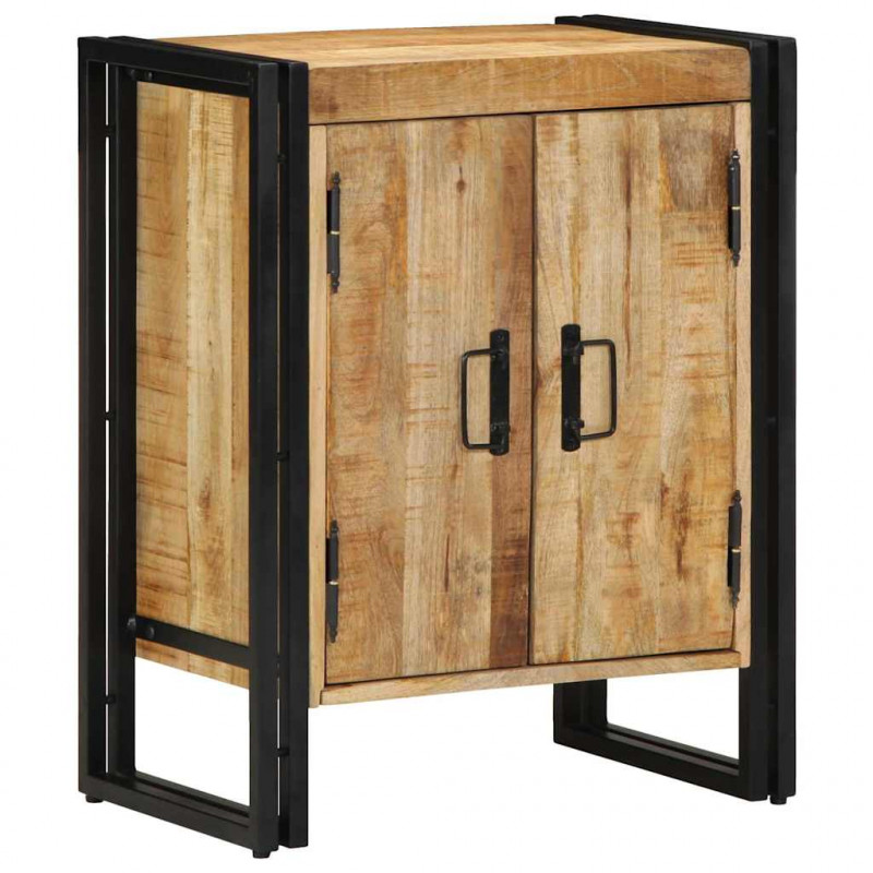 Szafka na buty Brązowy 56 x 35 x 70 cm Lite drewno mango