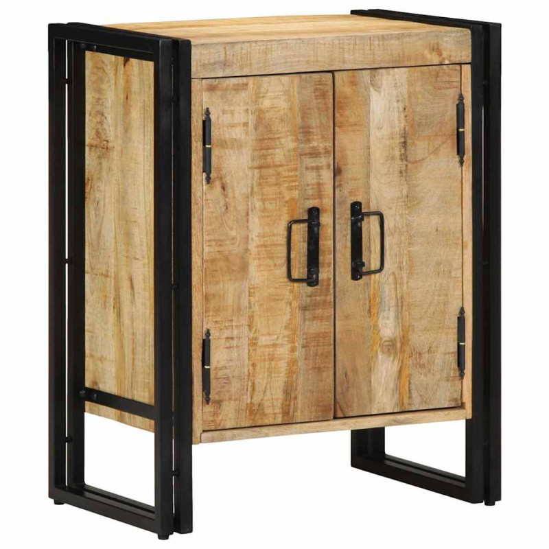 Szafka na buty Brązowy 56 x 35 x 70 cm Lite drewno mango