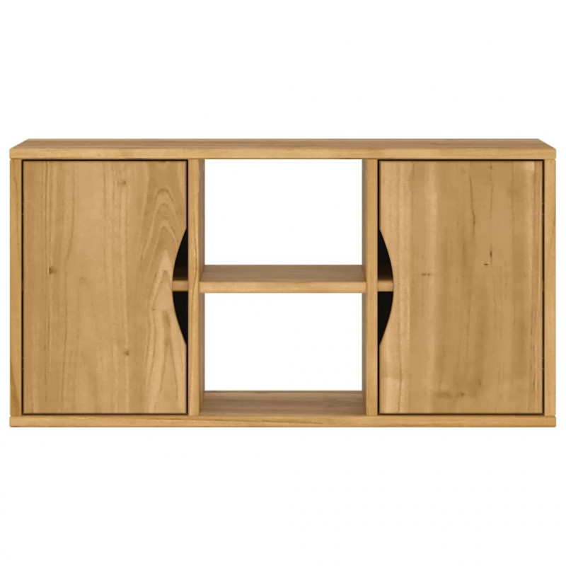Szafka RTV „ODDA” 79x24x40 cm Drewno lite sosnowe