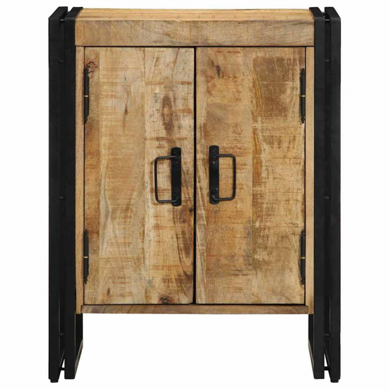 Szafka na buty Brązowy 56 x 35 x 70 cm Lite drewno mango