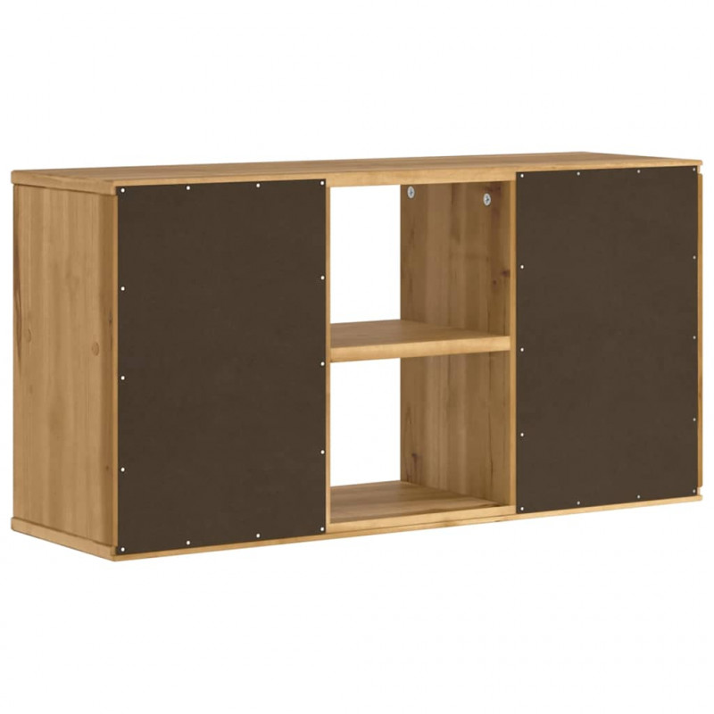 Szafka RTV „ODDA” 79x24x40 cm Drewno lite sosnowe