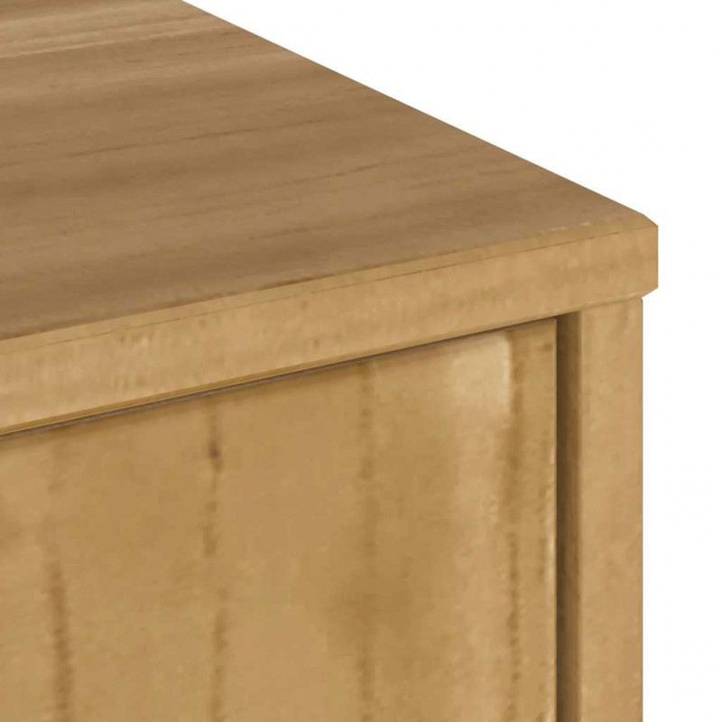 Szafka RTV „ODDA” 79x24x40 cm Drewno lite sosnowe