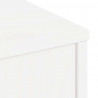 Szafka RTV „ODDA” Biała 79x24x40 cm Drewno lite Sosna