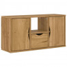 Szafka RTV z szufladą „ODDA” 79x24x40 cm Drewno lite sosnowe