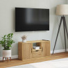 Szafka RTV z szufladą „ODDA” 79x24x40 cm Drewno lite sosnowe