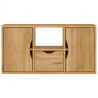 Szafka RTV z szufladą „ODDA” 79x24x40 cm Drewno lite sosnowe