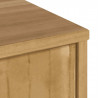 Szafka RTV z szufladą „ODDA” 79x24x40 cm Drewno lite sosnowe