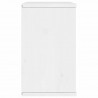 Szafka RTV z szufladą „ODDA” Biała 79x24x40cm Drewno lite Sosna