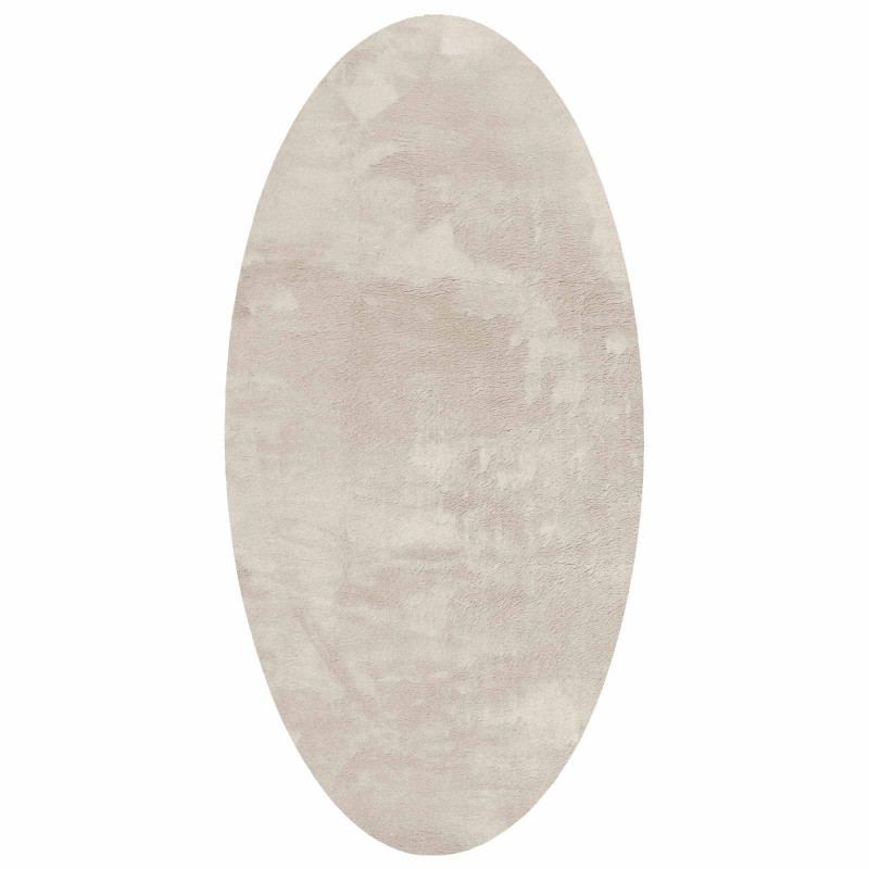 Dywany pokojowe Owalny HUARTE Beżowy 80 x 150 cm 100% poliester