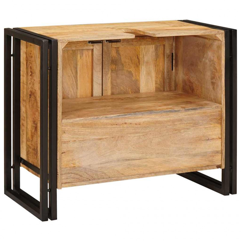 Szafka umywalkowa Brązowy 71 x 33 x 58 cm Drewno z mango
