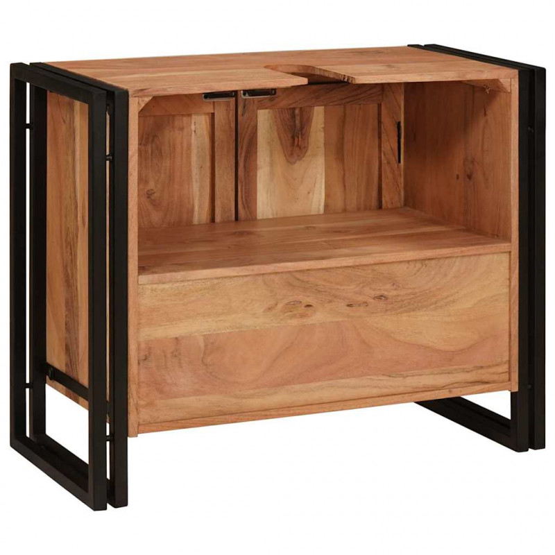 Szafka umywalkowa Brązowy 71 x 33 x 58 cm Lite Drewno Akacji