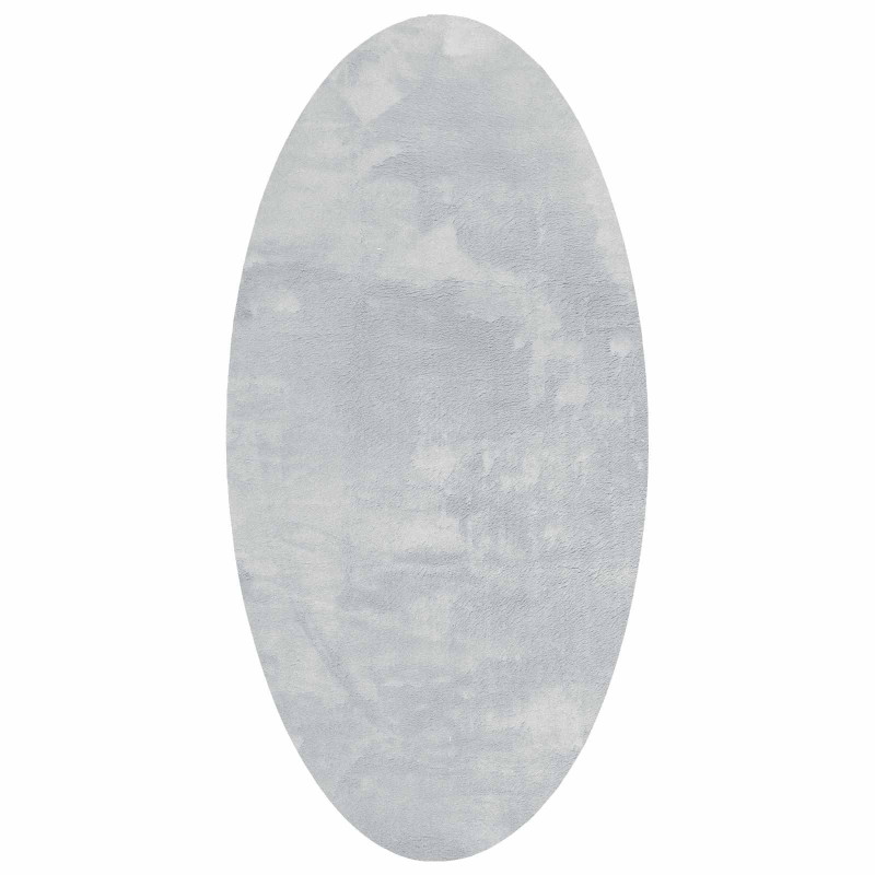 Dywany pokojowe Owalny HUARTE Szary 80 x 150 cm 100% poliester